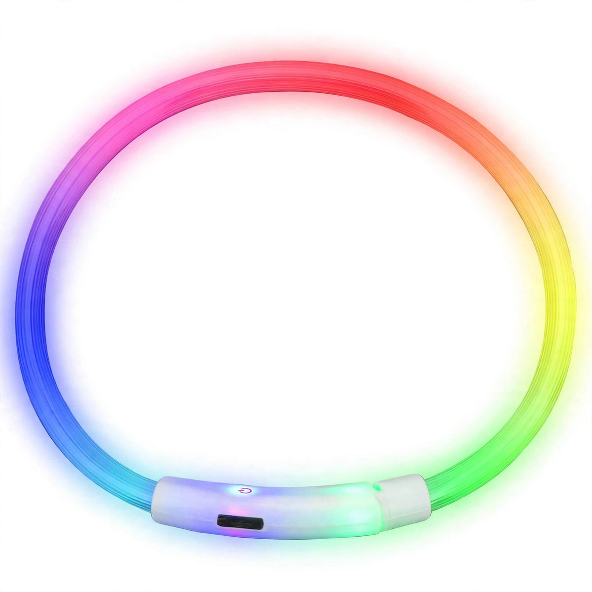Wagtide NightGlow — USB-Rechargeable LED Dog Collar